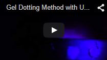 Video Flock Off! Gel Dotting Method
